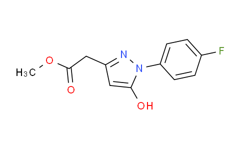 CAS No. 944787-35-3, Methyl 2-(1-(4-fluorophenyl)-5-hydroxy-1H-pyrazol-3-yl)acetate
