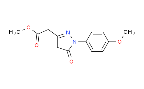 CAS No. 524051-59-0, Methyl 2-(1-(4-methoxyphenyl)-5-oxo-4,5-dihydro-1H-pyrazol-3-yl)acetate