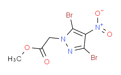 CAS No. 1172351-19-7, Methyl 2-(3,5-dibromo-4-nitro-1H-pyrazol-1-yl)acetate