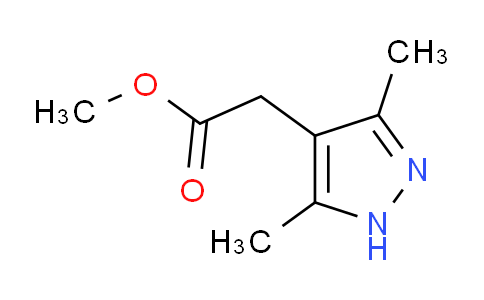 CAS No. 56699-23-1, Methyl 2-(3,5-dimethyl-1H-pyrazol-4-yl)acetate