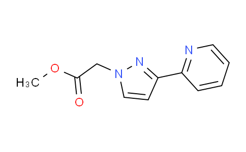 CAS No. 676479-88-2, Methyl 2-(3-(pyridin-2-yl)-1H-pyrazol-1-yl)acetate
