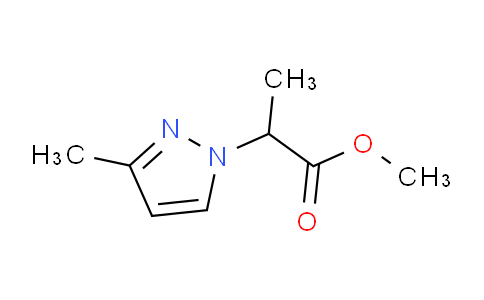 CAS No. 1005586-22-0, Methyl 2-(3-methyl-1H-pyrazol-1-yl)propanoate