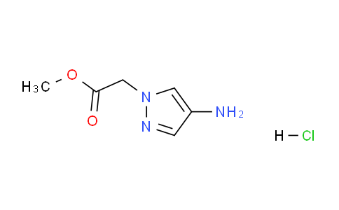 CAS No. 6647-89-8, Methyl 2-(4-amino-1H-pyrazol-1-yl)acetate hydrochloride