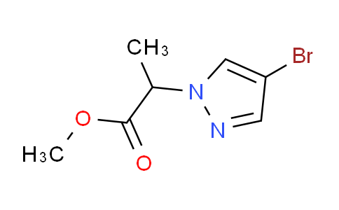 CAS No. 1005566-07-3, Methyl 2-(4-bromo-1H-pyrazol-1-yl)propanoate
