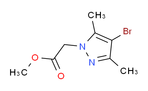 CAS No. 1173045-46-9, Methyl 2-(4-bromo-3,5-dimethyl-1H-pyrazol-1-yl)acetate