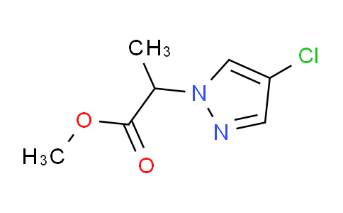 CAS No. 1005611-73-3, Methyl 2-(4-chloro-1H-pyrazol-1-yl)propanoate