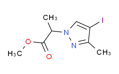 CAS No. 1354705-30-8, Methyl 2-(4-iodo-3-methyl-1H-pyrazol-1-yl)propanoate