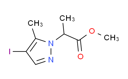 CAS No. 1354703-59-5, Methyl 2-(4-iodo-5-methyl-1H-pyrazol-1-yl)propanoate