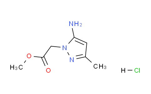 CAS No. 1189997-27-0, Methyl 2-(5-amino-3-methyl-1H-pyrazol-1-yl)acetate hydrochloride