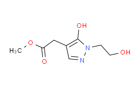 CAS No. 1365959-61-0, Methyl 2-(5-hydroxy-1-(2-hydroxyethyl)-1H-pyrazol-4-yl)acetate