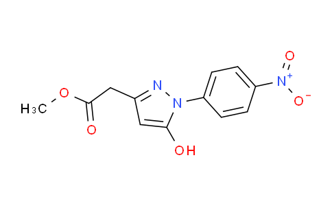 CAS No. 522637-91-8, Methyl 2-(5-hydroxy-1-(4-nitrophenyl)-1H-pyrazol-3-yl)acetate