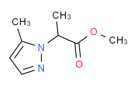 CAS No. 1005697-32-4, Methyl 2-(5-methyl-1H-pyrazol-1-yl)propanoate