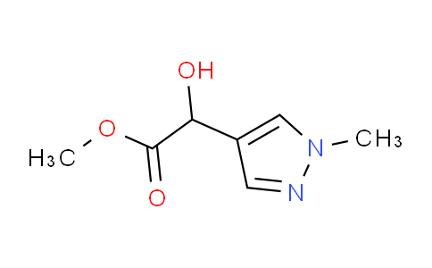 CAS No. 1251328-64-9, Methyl 2-hydroxy-2-(1-methyl-1H-pyrazol-4-yl)acetate