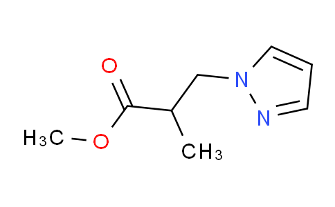 CAS No. 90197-40-3, Methyl 2-methyl-3-(1H-pyrazol-1-yl)propanoate