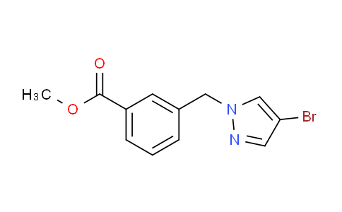 CAS No. 1005628-24-9, Methyl 3-((4-bromo-1H-pyrazol-1-yl)methyl)benzoate