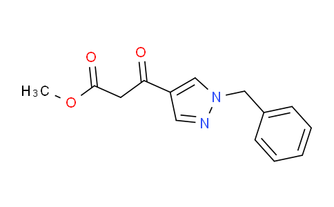 CAS No. 1229625-16-4, Methyl 3-(1-benzyl-1H-pyrazol-4-yl)-3-oxopropanoate