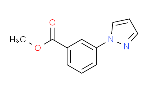 CAS No. 168618-35-7, Methyl 3-(1H-pyrazol-1-yl)benzoate