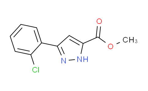 CAS No. 1187339-06-5, Methyl 3-(2-chlorophenyl)-1H-pyrazole-5-carboxylate