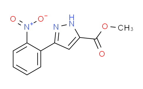 CAS No. 57446-04-5, Methyl 3-(2-nitrophenyl)-1H-pyrazole-5-carboxylate