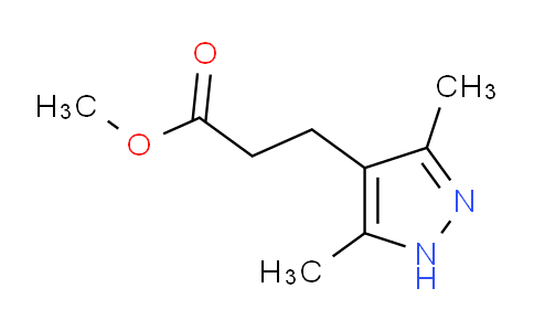 CAS No. 1286695-09-7, Methyl 3-(3,5-dimethyl-1H-pyrazol-4-yl)propanoate