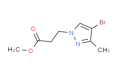 CAS No. 1001500-84-0, Methyl 3-(4-bromo-3-methyl-1H-pyrazol-1-yl)propanoate