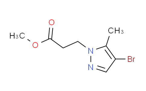 CAS No. 1004643-38-2, Methyl 3-(4-bromo-5-methyl-1H-pyrazol-1-yl)propanoate