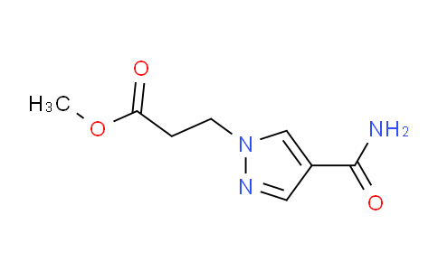 CAS No. 1245807-81-1, Methyl 3-(4-carbamoyl-1H-pyrazol-1-yl)propanoate