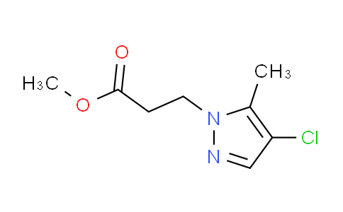 CAS No. 1001500-85-1, Methyl 3-(4-chloro-5-methyl-1H-pyrazol-1-yl)propanoate