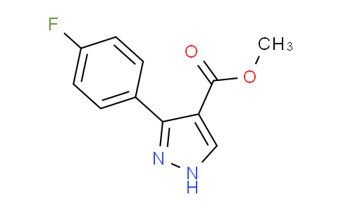 CAS No. 1017784-36-9, Methyl 3-(4-fluorophenyl)-1H-pyrazole-4-carboxylate