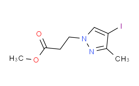 CAS No. 1354704-26-9, Methyl 3-(4-iodo-3-methyl-1H-pyrazol-1-yl)propanoate