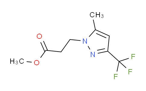 CAS No. 1002033-72-8, Methyl 3-(5-methyl-3-(trifluoromethyl)-1H-pyrazol-1-yl)propanoate