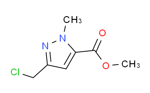 CAS No. 1208081-34-8, Methyl 3-(chloromethyl)-1-methyl-1H-pyrazole-5-carboxylate