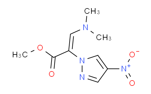 CAS No. 1864760-35-9, Methyl 3-(dimethylamino)-2-(4-nitro-1H-pyrazol-1-yl)acrylate