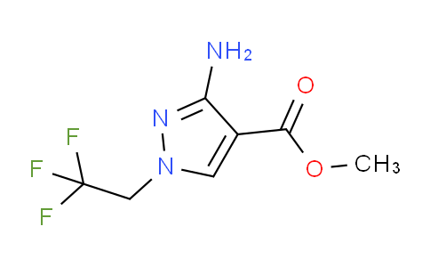 CAS No. 1798485-37-6, Methyl 3-amino-1-(2,2,2-trifluoroethyl)-1H-pyrazole-4-carboxylate