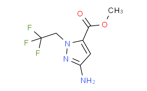 CAS No. 1328640-73-8, Methyl 3-amino-1-(2,2,2-trifluoroethyl)-1H-pyrazole-5-carboxylate