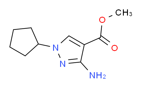 CAS No. 1795474-03-1, Methyl 3-amino-1-cyclopentyl-1H-pyrazole-4-carboxylate