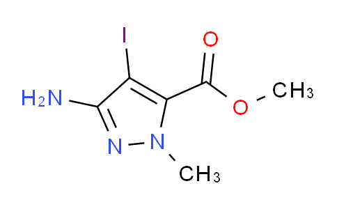 CAS No. 1354704-00-9, Methyl 3-amino-4-iodo-1-methyl-1H-pyrazole-5-carboxylate