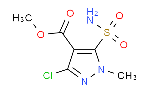 CAS No. 100784-27-8, Methyl 3-chloro-1-methyl-5-sulfamoyl-1H-pyrazole-4-carboxylate