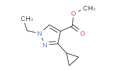 CAS No. 1956380-77-0, Methyl 3-cyclopropyl-1-ethyl-1H-pyrazole-4-carboxylate