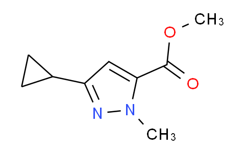 CAS No. 167408-64-2, Methyl 3-cyclopropyl-1-methyl-1H-pyrazole-5-carboxylate