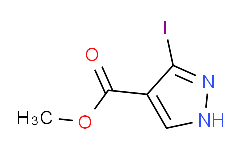 CAS No. 1268684-41-8, Methyl 3-iodo-1H-pyrazole-4-carboxylate