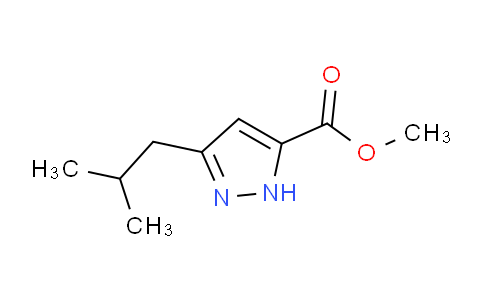 CAS No. 517870-29-0, Methyl 3-isobutyl-1H-pyrazole-5-carboxylate