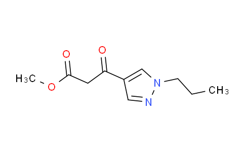 CAS No. 1229624-80-9, Methyl 3-oxo-3-(1-propyl-1H-pyrazol-4-yl)propanoate