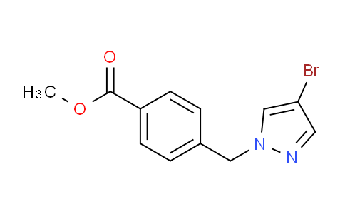 CAS No. 312310-09-1, Methyl 4-((4-bromo-1H-pyrazol-1-yl)methyl)benzoate