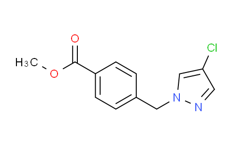 CAS No. 312308-94-4, Methyl 4-((4-chloro-1H-pyrazol-1-yl)methyl)benzoate