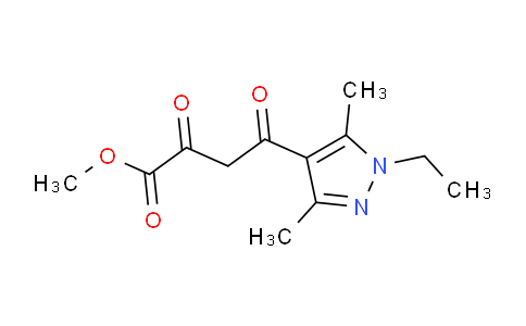 CAS No. 890624-55-2, Methyl 4-(1-ethyl-3,5-dimethyl-1H-pyrazol-4-yl)-2,4-dioxobutanoate