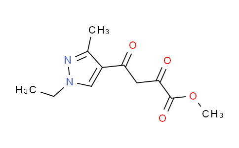 CAS No. 1006483-26-6, Methyl 4-(1-ethyl-3-methyl-1H-pyrazol-4-yl)-2,4-dioxobutanoate