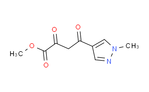 CAS No. 875554-21-5, Methyl 4-(1-methyl-1H-pyrazol-4-yl)-2,4-dioxobutanoate