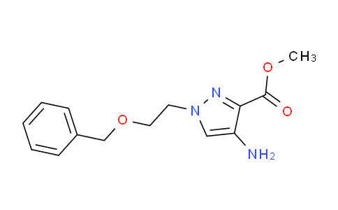 CAS No. 1351393-16-2, Methyl 4-amino-1-(2-(benzyloxy)ethyl)-1H-pyrazole-3-carboxylate