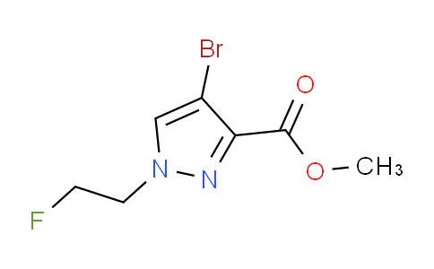 CAS No. 1429418-54-1, Methyl 4-bromo-1-(2-fluoroethyl)-1H-pyrazole-3-carboxylate